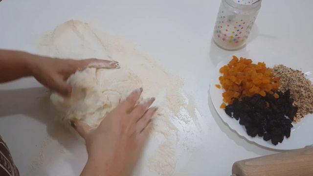 Новогодний пирог Елочка / Отрывной Пирог с Сухофруктами