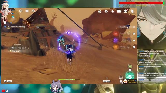 [AR60] Genshin 3.4 is here lets explore | #genshintamil | Tamil gaming | AravindYT #live смотреть онлайн