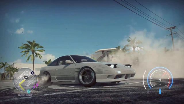 Need for Speed Heat doing donuts смотреть онлайн