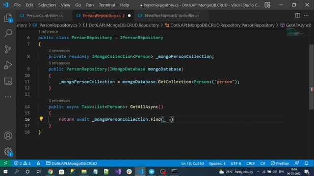.NET6 Web API CRUD Operation With MongoDB смотреть онлайн
