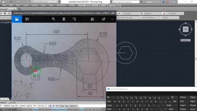 Autocad Tutorial Exercise 18 смотреть онлайн
