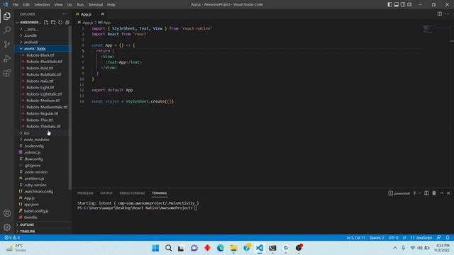 React Native Urdu & Hindi tutorial #7 Installing Custom Fonts смотреть онлайн