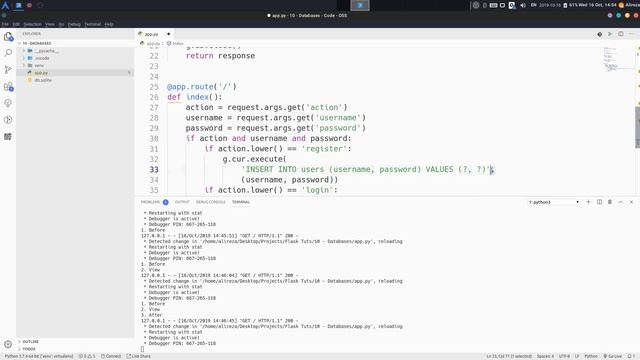آموزش فلسک | ۱۰ - استفاده از دیتابیس در فلسک смотреть онлайн