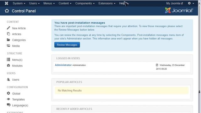 Установка виджета на Joomla смотреть онлайн