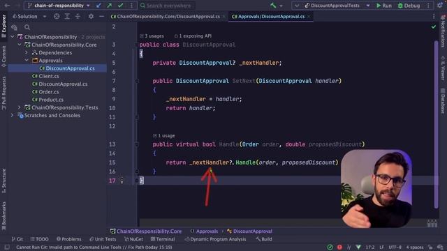 Refactoring C# with Chain of Responsibility смотреть онлайн