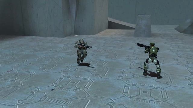 Halo 3 Marine VS. Halo 1 Characters смотреть онлайн
