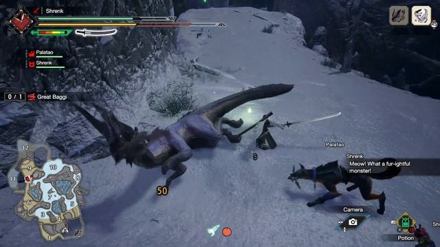 Monster Hunter Rise Great Baggi vs Longsword смотреть онлайн