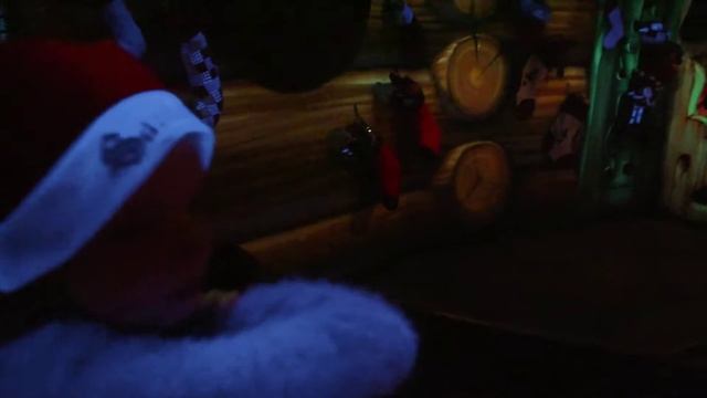 Visiting Santa Claus At Santa Park In Rovaniemi, Finnish Lapland /