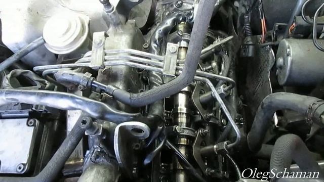 Работа двигателя без распредвала и без клапанной крышки. Audi A6C5 2.5 TDI V6 смотреть онлайн