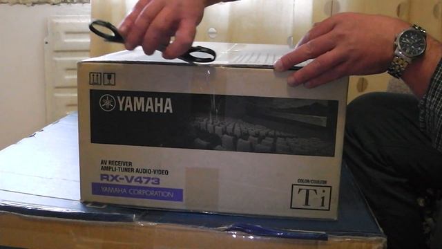 Распаковка yamaha RX-V473 часть 2 смотреть онлайн