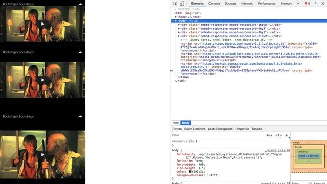Bootstrap 4 (Alpha 6) utilities: Responsive helpers смотреть онлайн