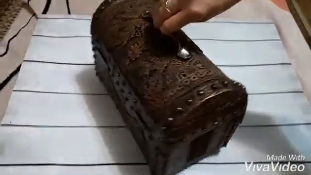 Сундучок ручной работы!!! Подарок на мой ДР!!! смотреть онлайн
