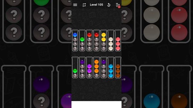ball sort Puzzle level 105🤔 смотреть онлайн