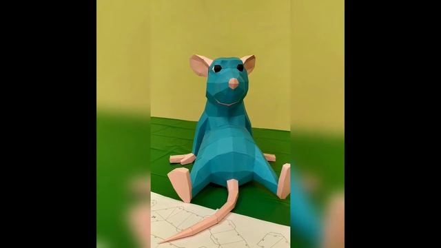 Поделка в технике Papercraft смотреть онлайн