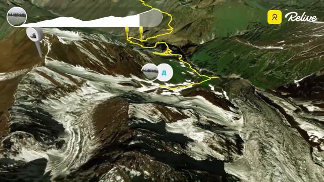 К перевалу Северный от Талгара по горам 3D Трэк маршрут смотреть онлайн