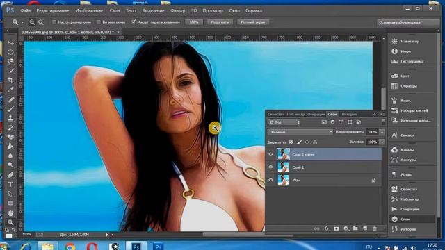 Урок #2 (Glossy) Арте ретушь глянец