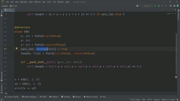 #38. Введение в Python Data Classes (часть 2) _ Объектно-ориентированное программирование Python (7