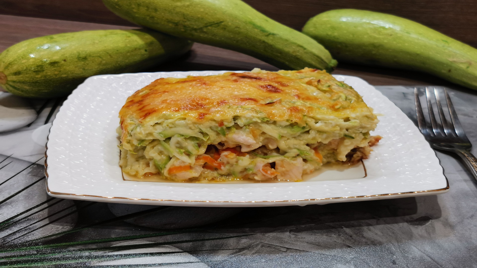 ? ПП ?УЖИН Вкуснейшая Запеканка из Кабачков с Куриной грудкой. Ешь сколько Хочешь и Худей! смотреть онлайн