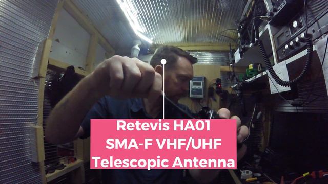 telescopic dual band SMA female antenna for handheld transceiver смотреть онлайн