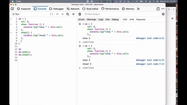 javascript objects смотреть онлайн