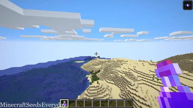 Minecraft 1.14.4 Seed 233: Double forest village and desert temple смотреть онлайн
