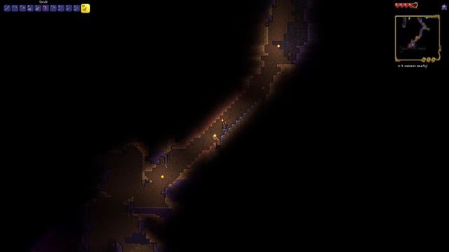 Terraria - Purple Caves have AMAZING Loot (Terraria pt.5) смотреть онлайн