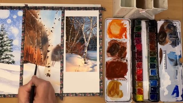 Easy Watercolor Painting Ideas for Beginners Step by Step Tutorial смотреть онлайн