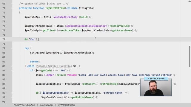 Session 7: Refreshing YouTube OAuth Access Token and Adding Stream Events смотреть онлайн