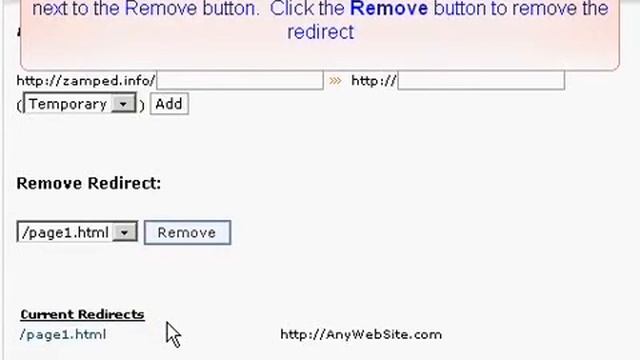 url redirection remove in cpanel смотреть онлайн