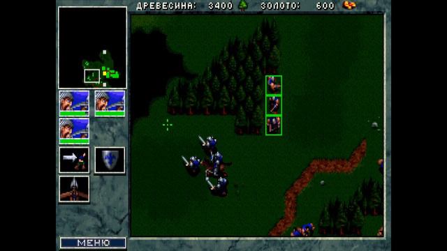 Warcraft 1 Миссия за людей #5 Лес Элвинн смотреть онлайн