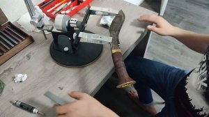 Заточка Непальской Кукри на Профль К-03
