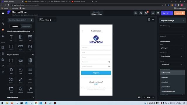 Flutterflow - Registration, Login, Reset Password on Firebase смотреть онлайн
