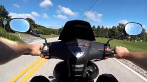 Taking The Kymco Super 8 50cc On First Long Trip