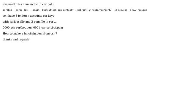 DevOps & SysAdmins: How to make a fullchain.pem with certbot s смотреть онлайн