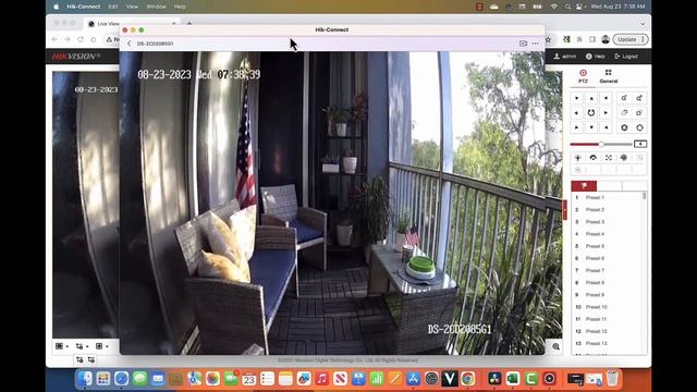 Hikvision CCTV camera connected to MacBook смотреть онлайн