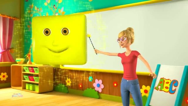The Shapes Song | We Are Shapes | Nursery Rhymes for Babies | Kindergarten Learning Videos for Kids смотреть онлайн