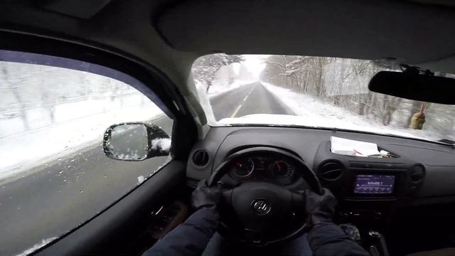Volkswagen Amarok 2.0 TDI pov SNOW drive смотреть онлайн