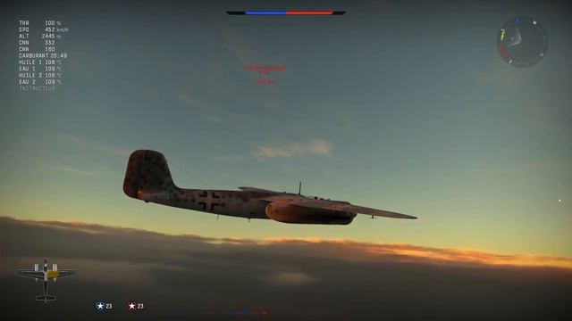 War Thunder TA-154-A1 vs F4U смотреть онлайн