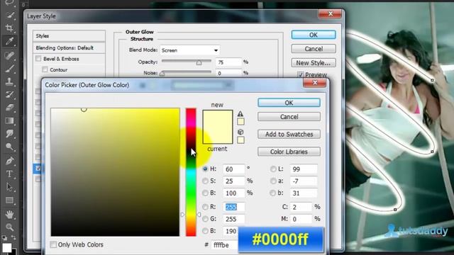 How to Create Neon light Effect in Photoshop смотреть онлайн