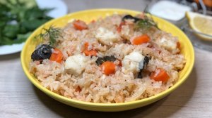 Плов из зубатки | рыбный плов |зубатка с рисом | зубатка как готовить | рецепты просто