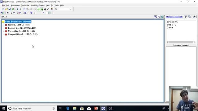 Performing AHP with Expert Choice software Part-2 -- Dr. Shujaat Mubarik смотреть онлайн