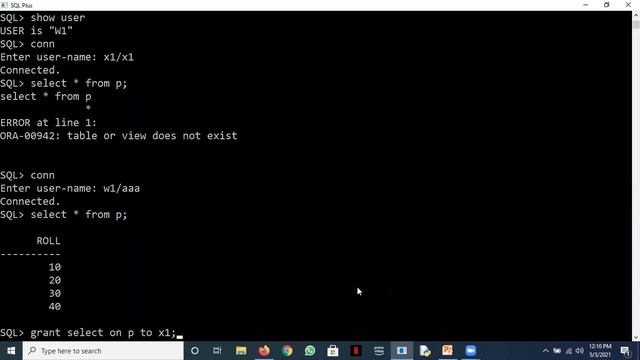 Creating a user in Oracle 12C and later and PRIVILEGES IN SQL смотреть онлайн