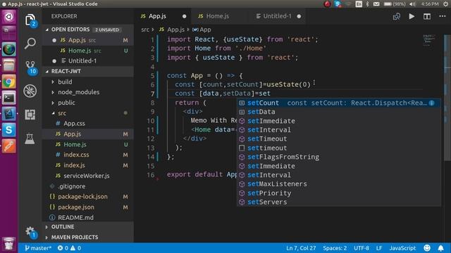React js Tutorial #37 memo with example смотреть онлайн