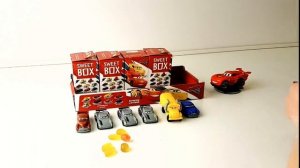 Открываем  SWEET BOX тачки 3  cars 3  Disney Pixar Lightning McQueen  Surprise