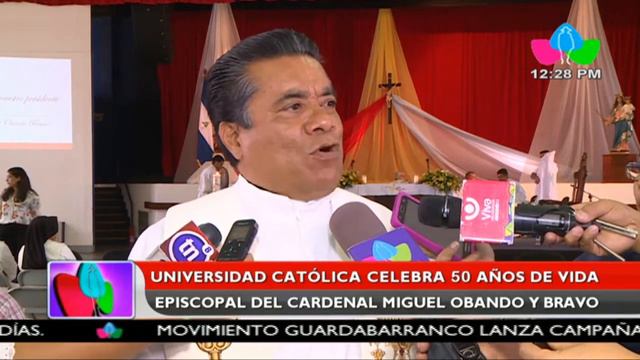 Universidad Católica celebra 50 años episcopal del cardenal Miguel Obando Bravo смотреть онлайн