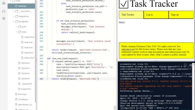 Demonstration of repl.it Django webapp reloading queue bug смотреть онлайн