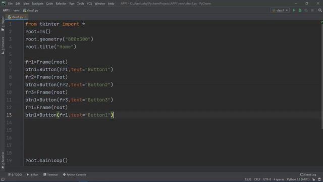 Python GUI TKinter | pack options смотреть онлайн