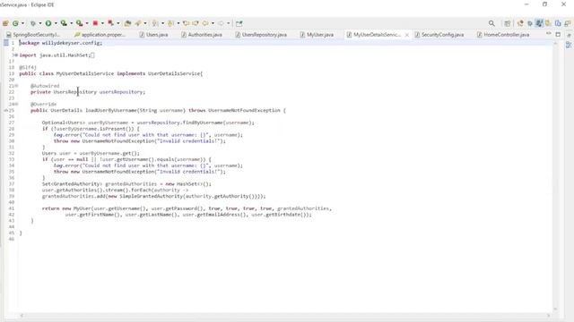 Spring Boot 3.0.0 Security JWT (part 03) Load Users & Authorities the from Database. смотреть онлайн