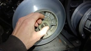 Снова разобрал ведомый вариатор на буране.