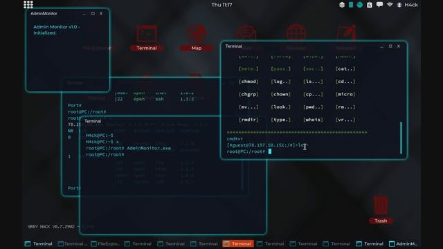 Messing with a fellow player - Player Hacking 1 [Part 1] - Grey Hack 0.7.2 смотреть онлайн